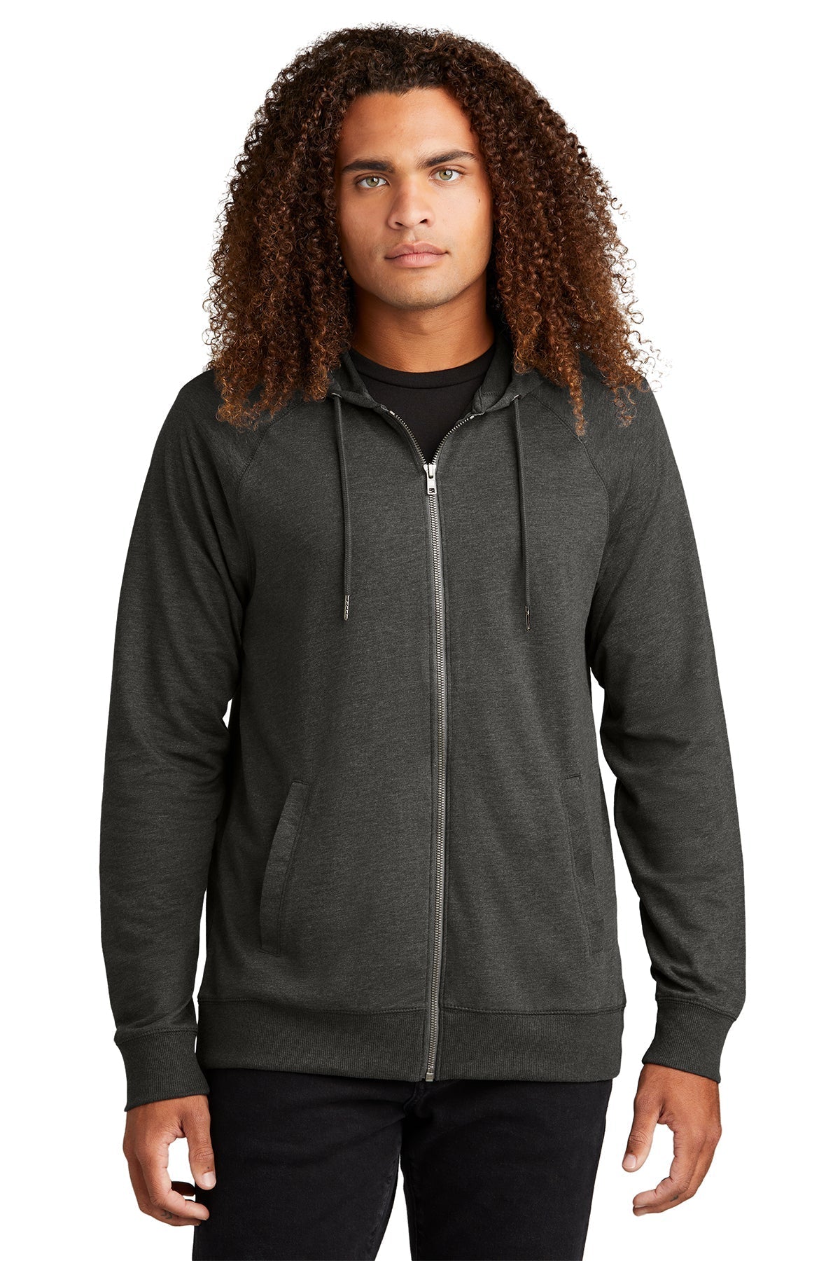 DT573 District Featherweight French Terry Full-Zip Hoodie