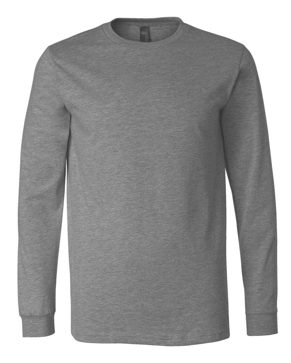 BELLA + CANVAS - Heather CVC Long Sleeve Tee - 3501CVC - XS - 4XL