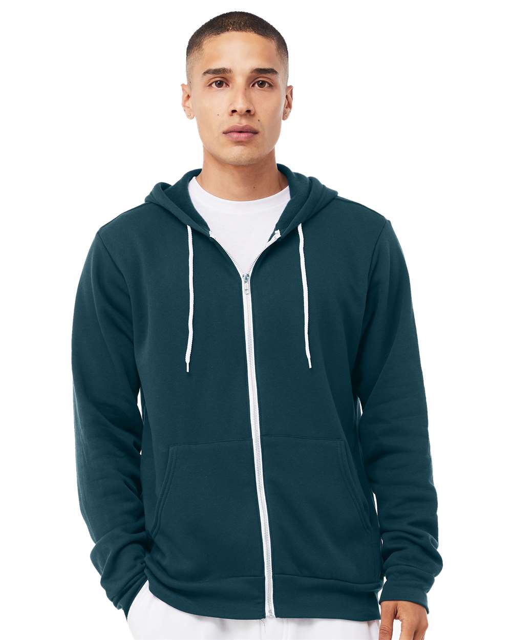 BELLA + CANVAS - Sponge Fleece Full-Zip Hoodie - 3739 - XS - 3XL