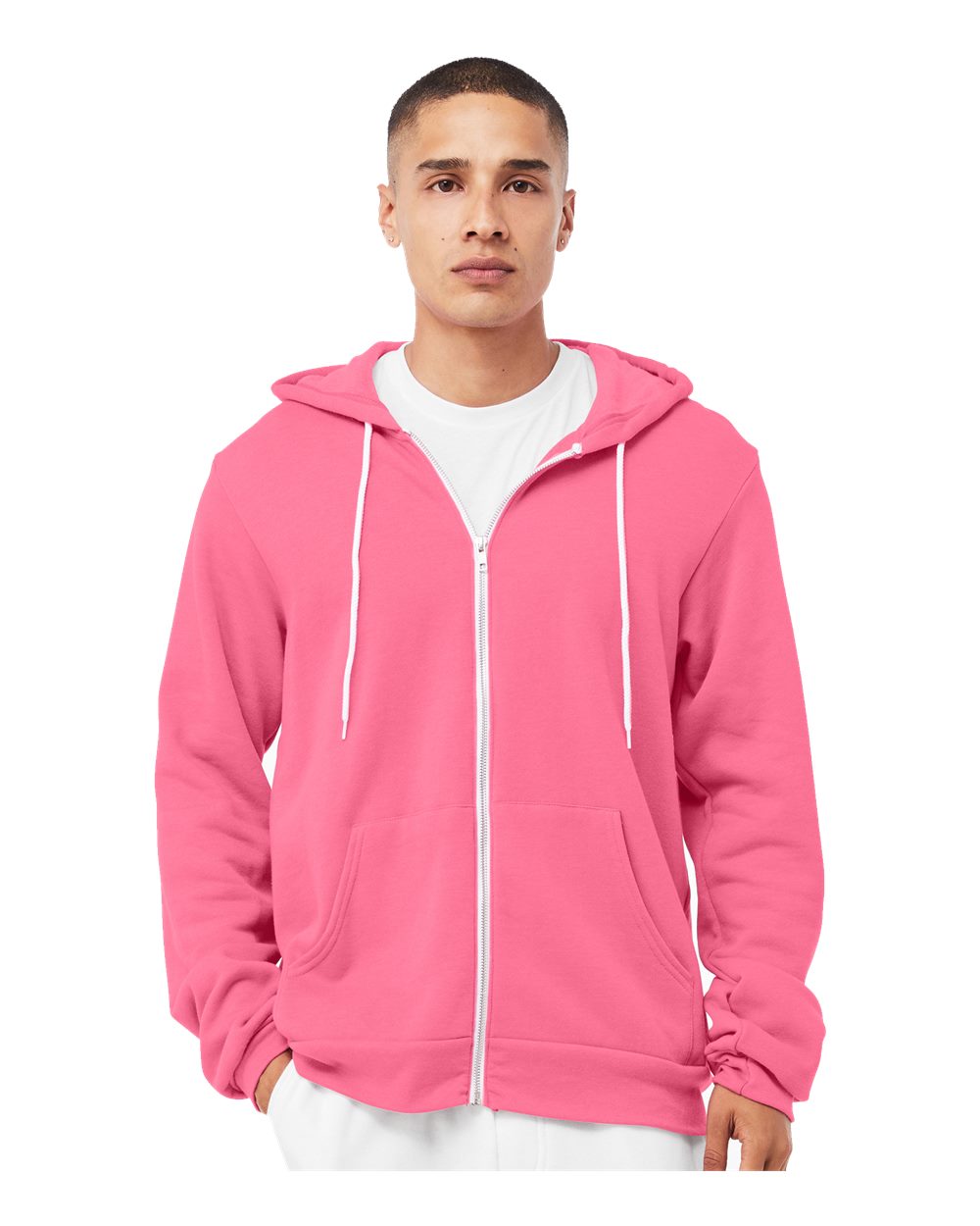BELLA + CANVAS - Sponge Fleece Full-Zip Hoodie - 3739 - XS - 3XL
