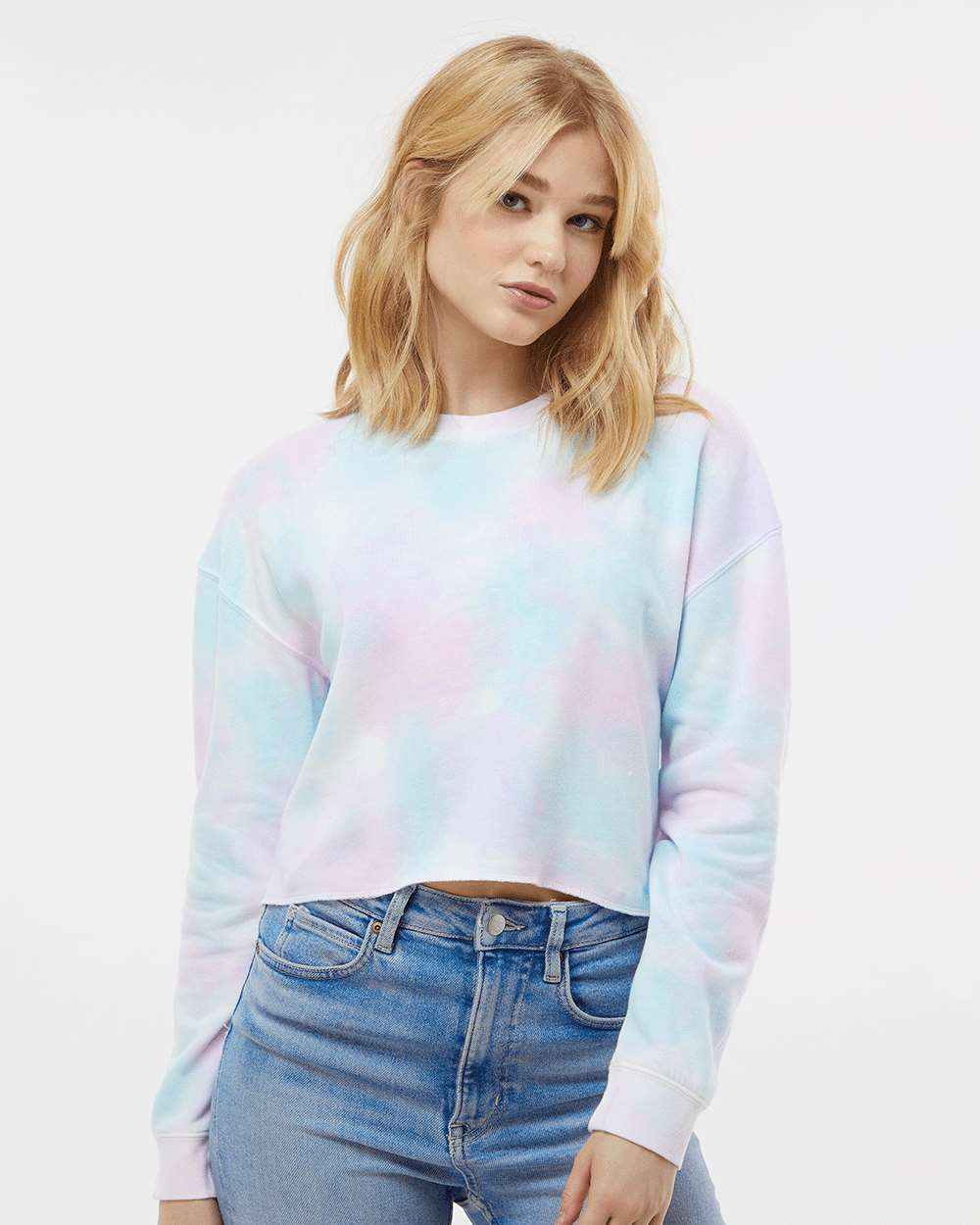 Independent Trading Co. - Women's Lightweight Crop Crewneck Sweatshirt - AFX24CRP