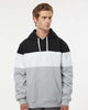 J. America - Varsity Fleece Colorblocked Hooded Sweatshirt - 8644