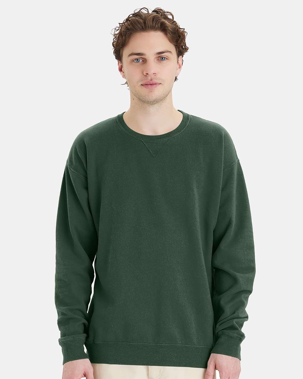 ComfortWash by Hanes - Garment-Dyed Crewneck Sweatshirt - GDH400 - S - 3XL