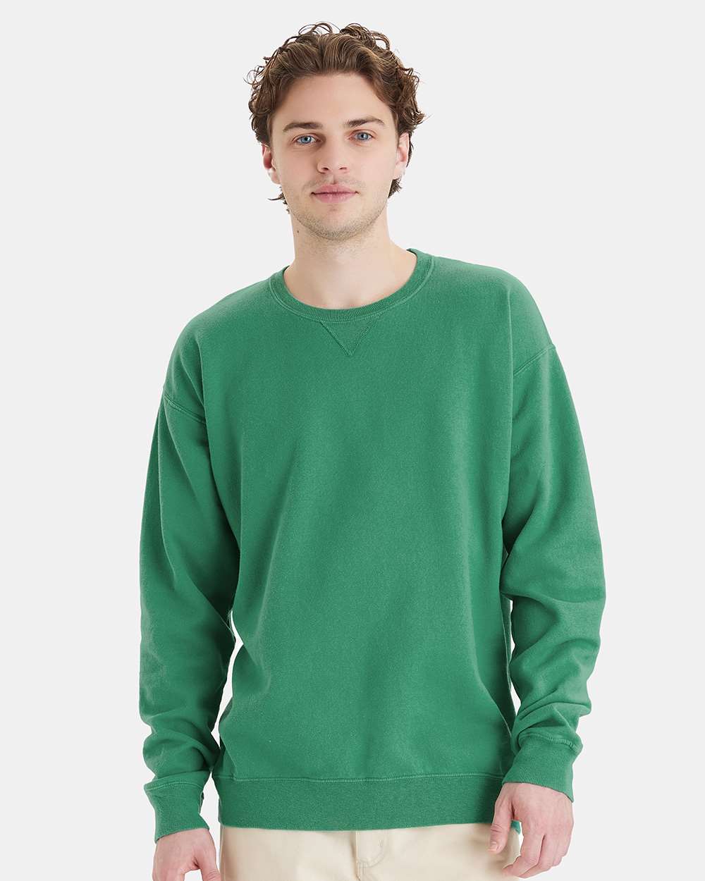 ComfortWash by Hanes - Garment-Dyed Crewneck Sweatshirt - GDH400 - S - 3XL