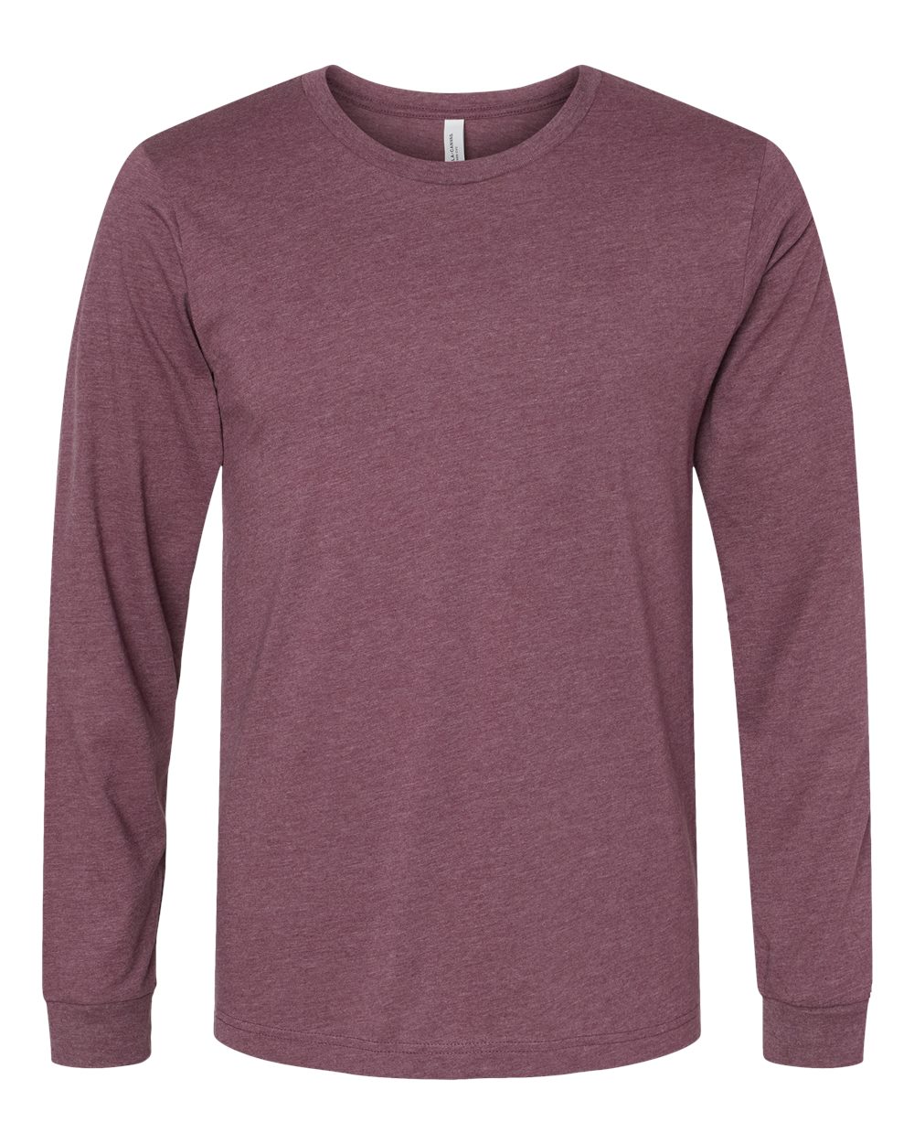 BELLA + CANVAS - Heather CVC Long Sleeve Tee - 3501CVC - XS - 4XL