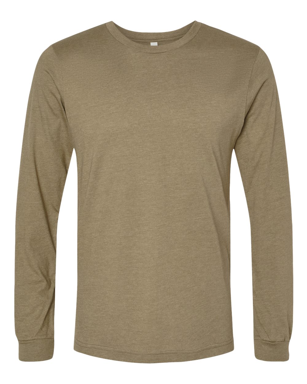 BELLA + CANVAS - Heather CVC Long Sleeve Tee - 3501CVC - XS - 4XL