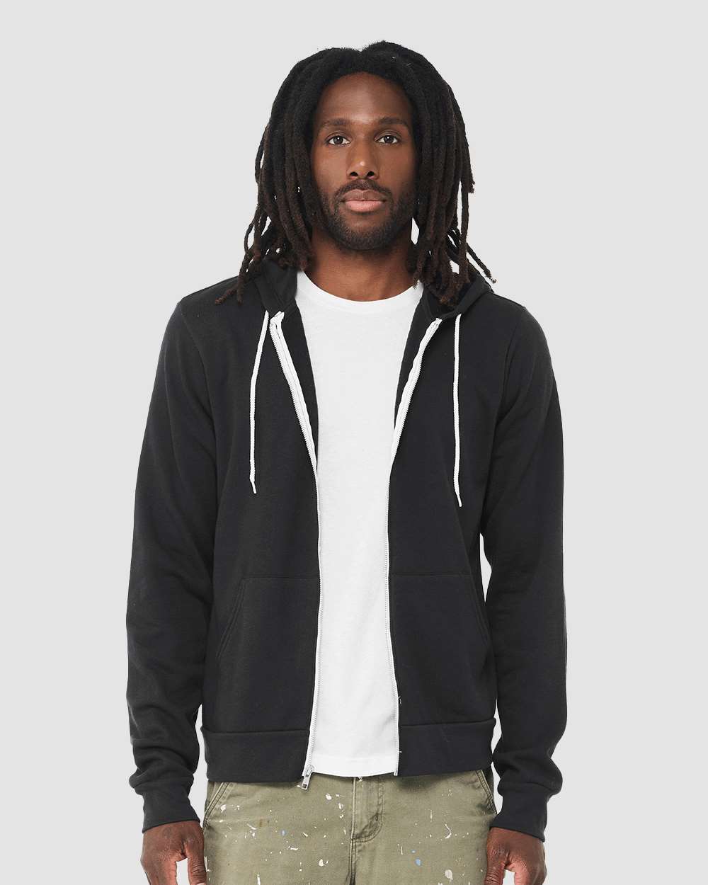 BELLA + CANVAS - Sponge Fleece Full-Zip Hoodie - 3739 - XS - 3XL