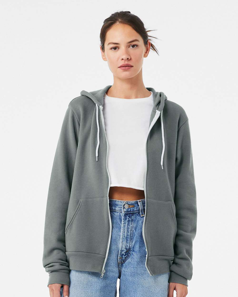 BELLA + CANVAS - Sponge Fleece Full-Zip Hoodie - 3739 - XS - 3XL