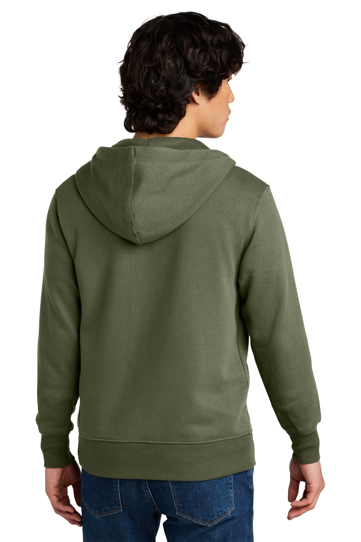 DT1103 District® Perfect Weight® Fleece Full-Zip Hoodie