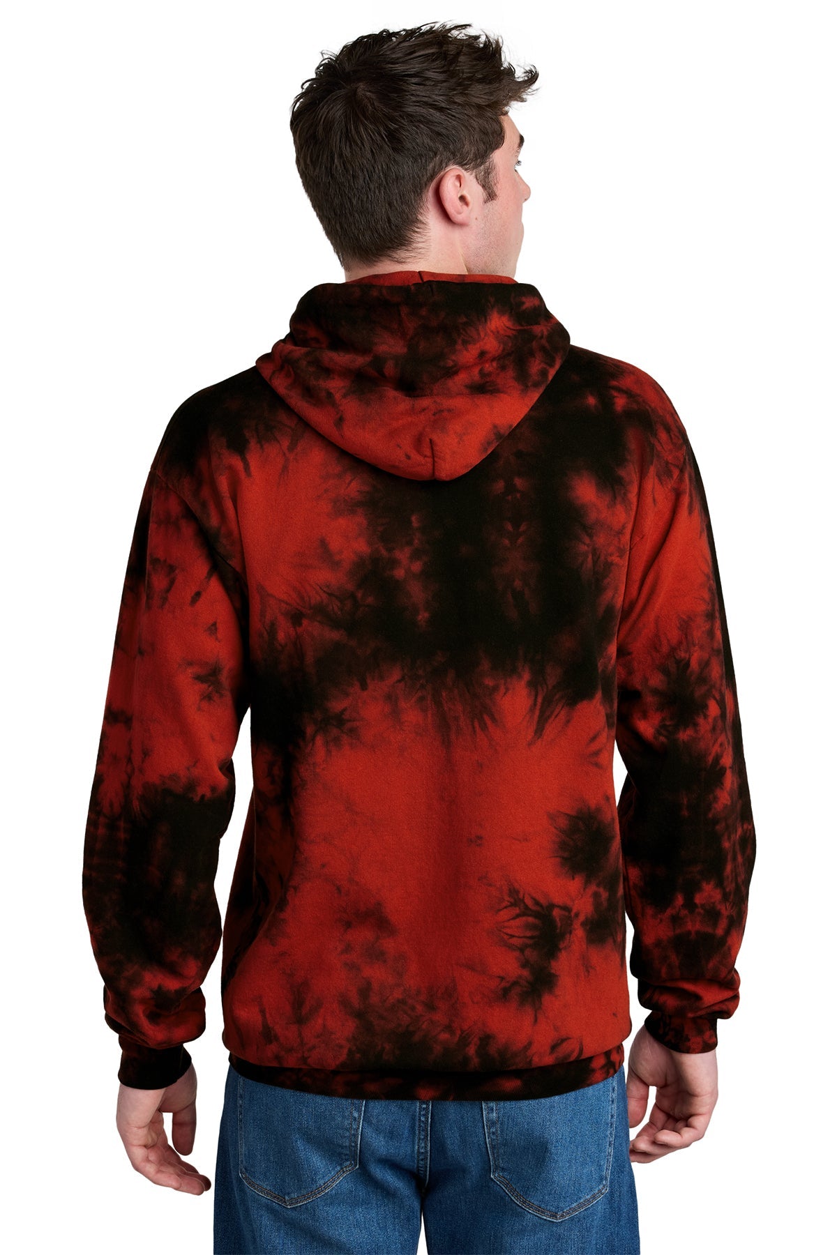 PC144 Port & Company® Crystal Tie-Dye Pullover Hoodie