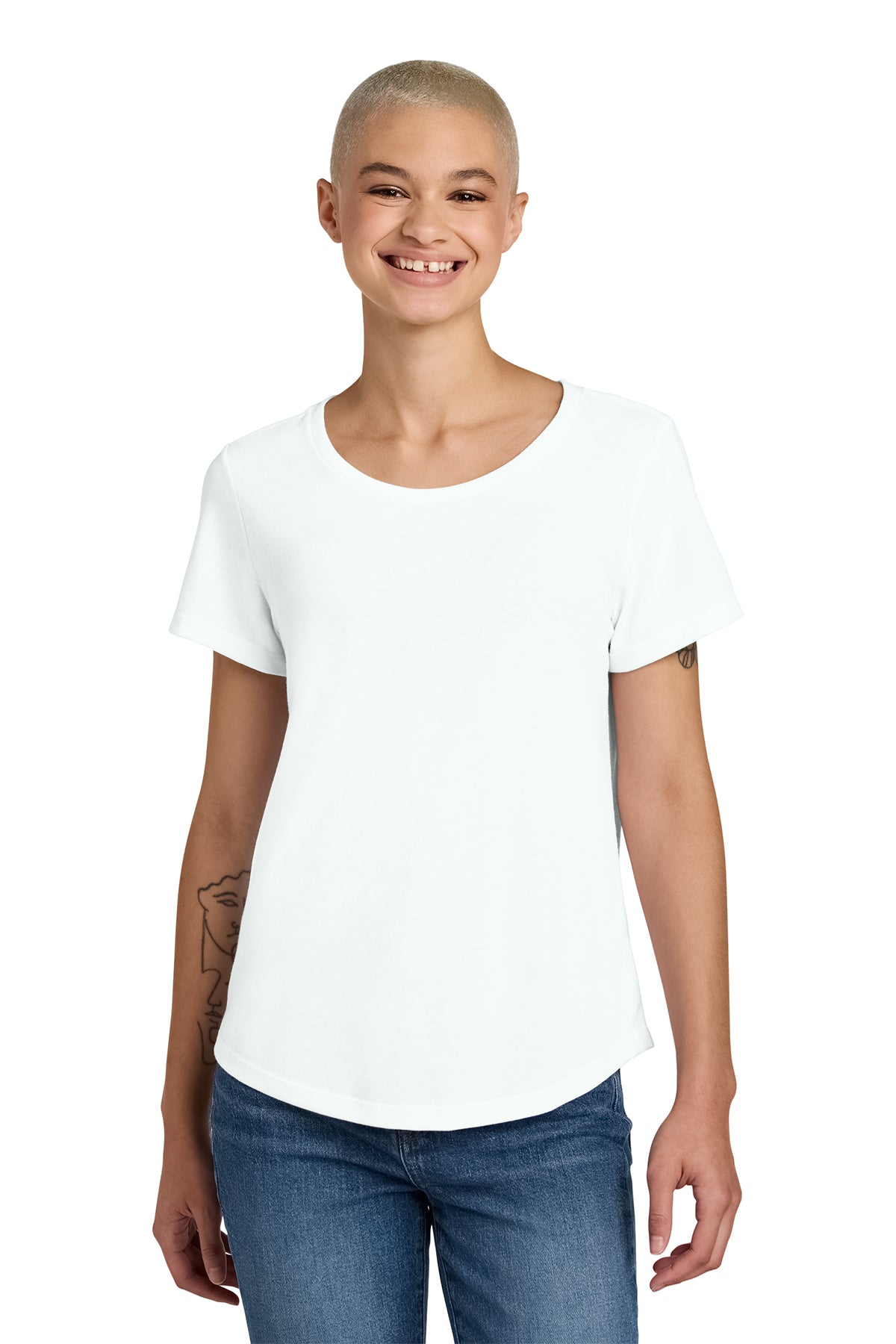 AL2015 Allmade® Women’s Relaxed Tri-Blend Scoop Neck Tee