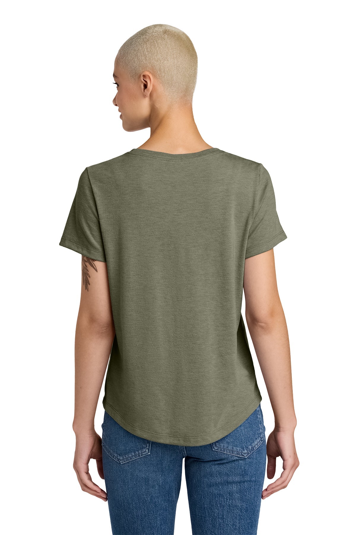 AL2015 Allmade® Women’s Relaxed Tri-Blend Scoop Neck Tee