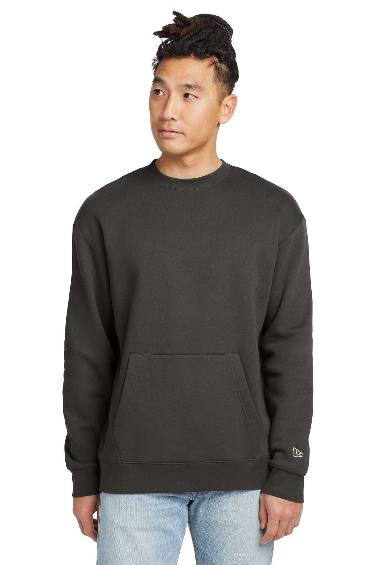 NEA527 New Era ® Heritage Fleece Pocket Crew