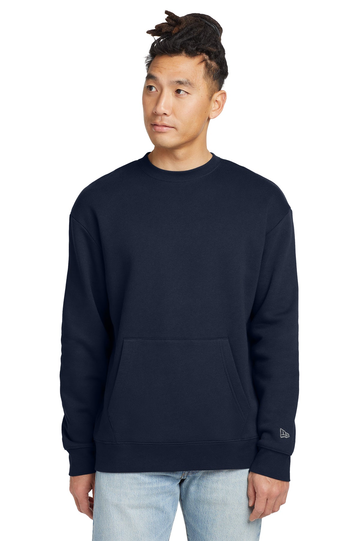 NEA527 New Era ® Heritage Fleece Pocket Crew