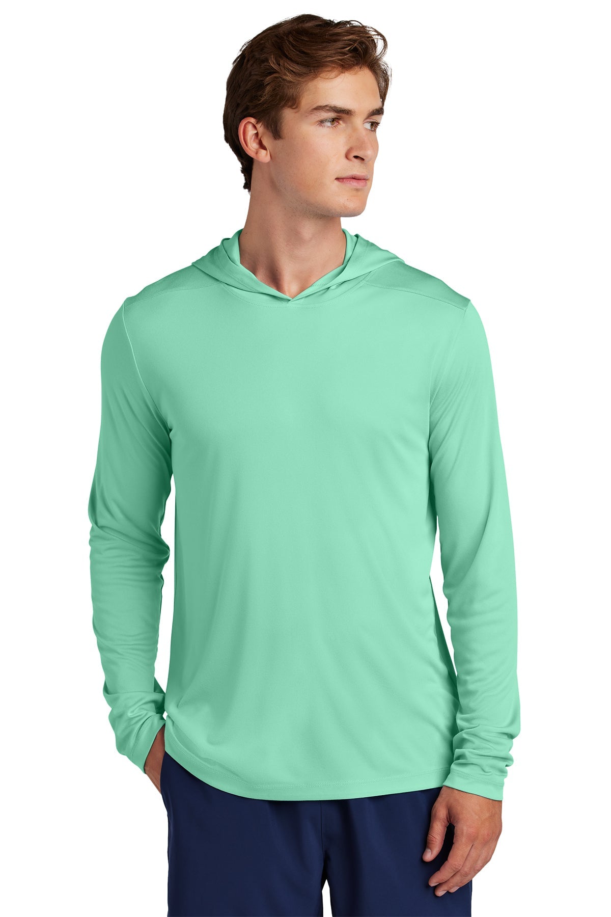 ST420LSH Sport-Tek® Posi-UV® Pro Long Sleeve Hoodie