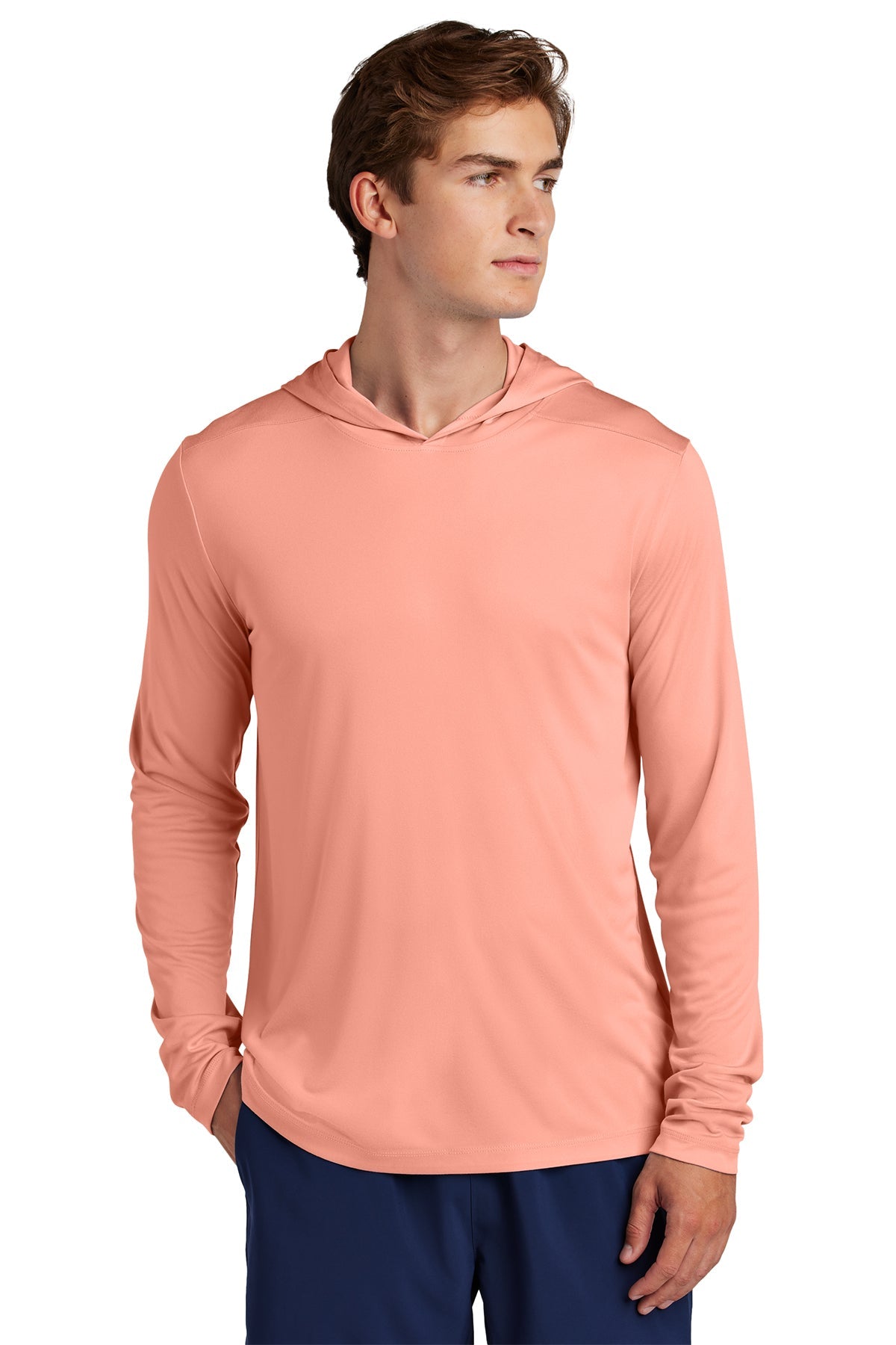 ST420LSH Sport-Tek® Posi-UV® Pro Long Sleeve Hoodie