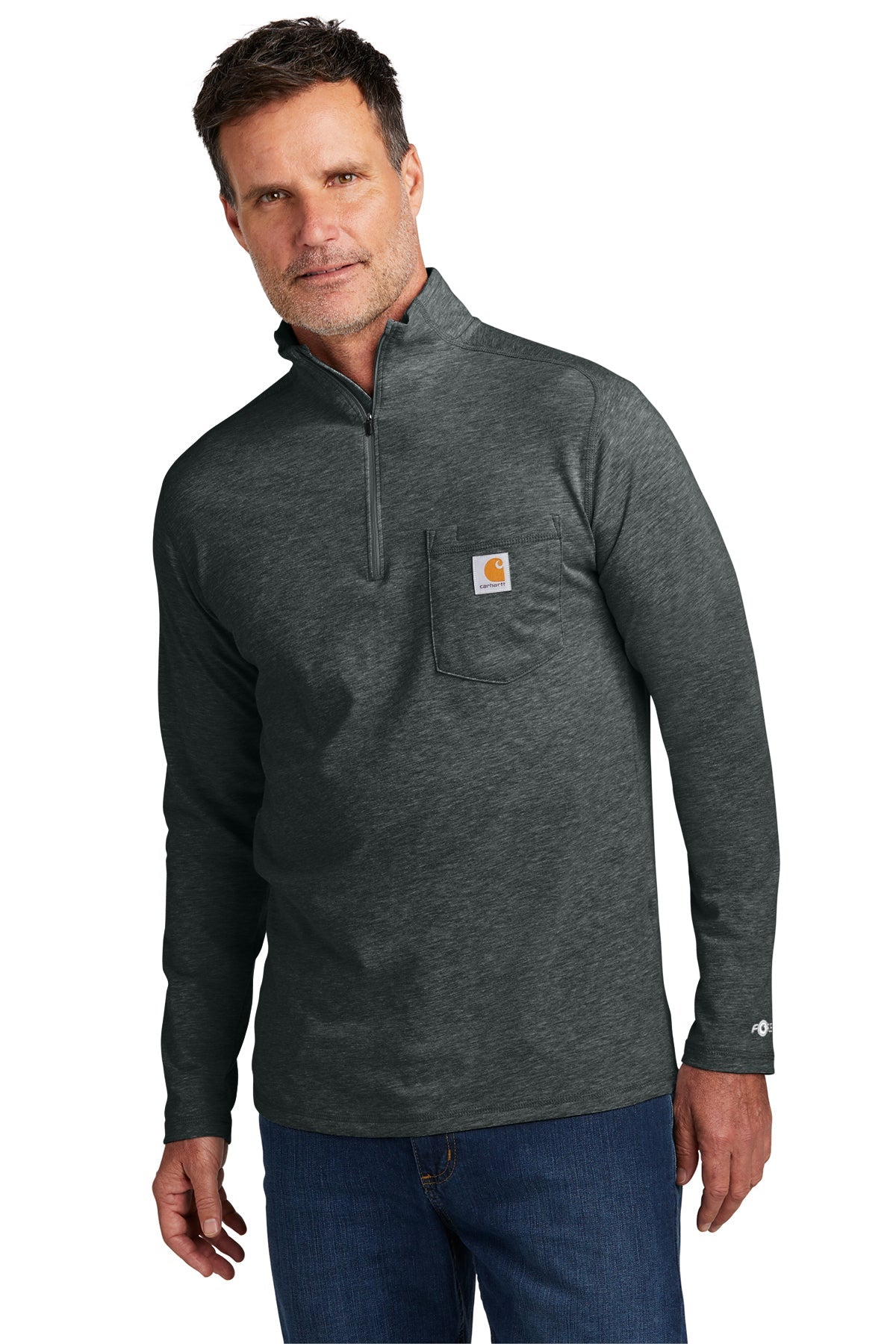 CT106660 Carhartt Force® 1/4-Zip Long Sleeve T-Shirt