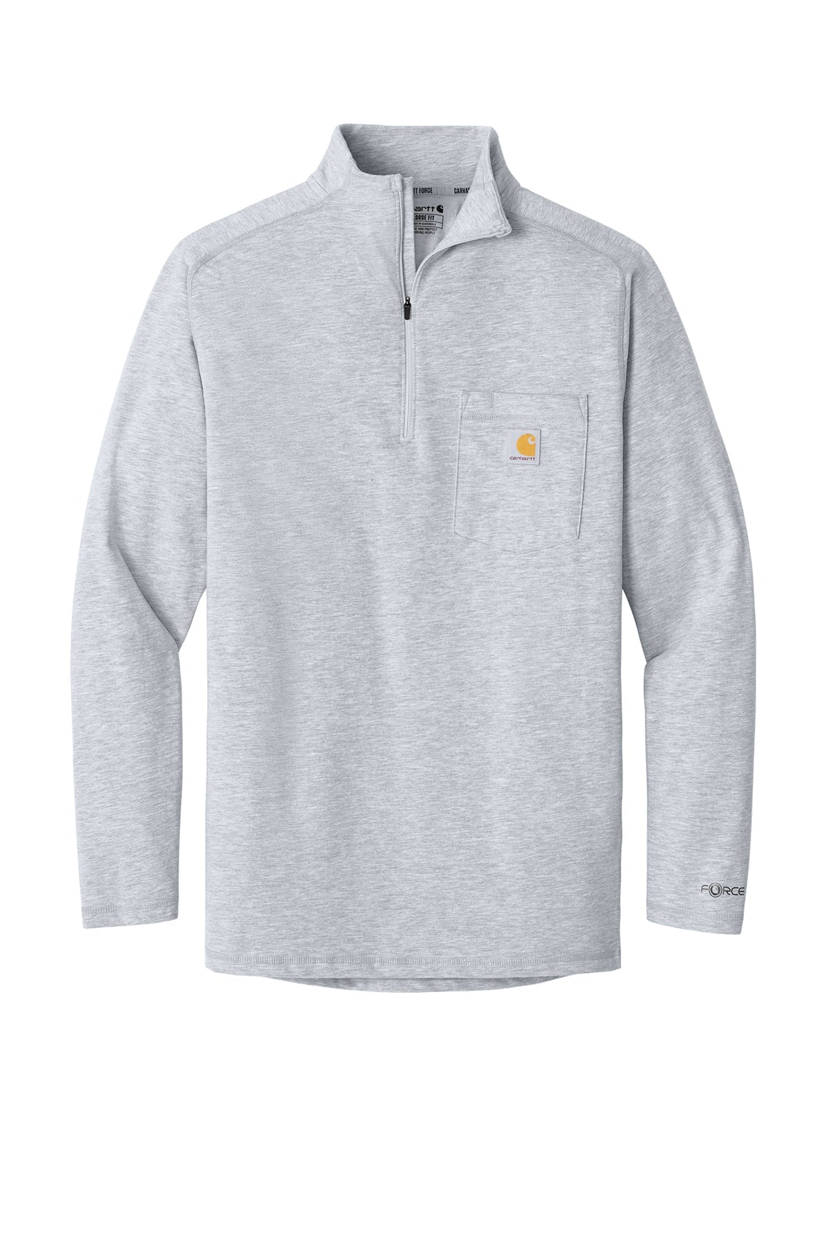 CT106660 Carhartt Force® 1/4-Zip Long Sleeve T-Shirt
