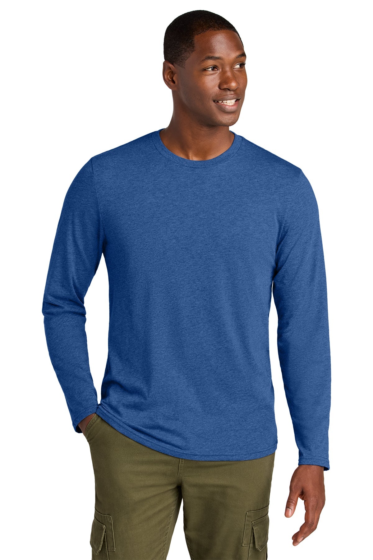 DT185 District® Perfect Weight® CVC Long Sleeve Tee