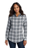LW668 Port Authority® Women's Plaid Flannel Tunic