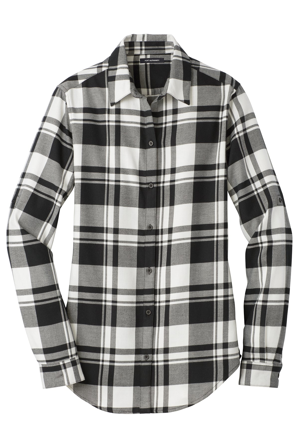 LW668 Port Authority® Women's Plaid Flannel Tunic