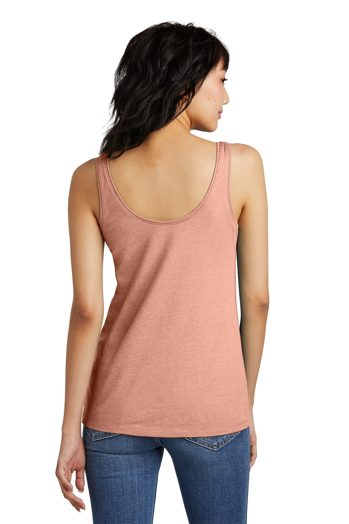 DT154 District® Women’s Perfect Blend® CVC V-Neck Tank