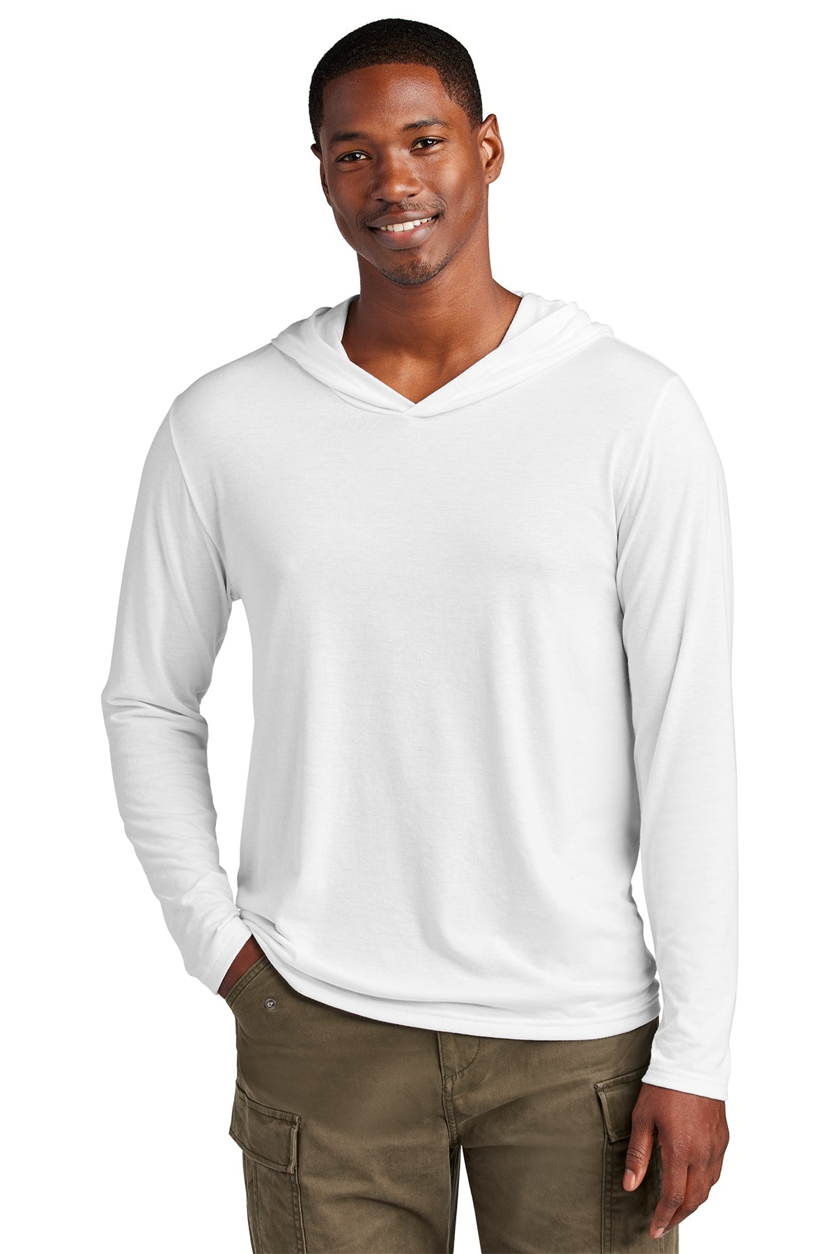 DM139 District ® Perfect Tri ® Long Sleeve Hoodie