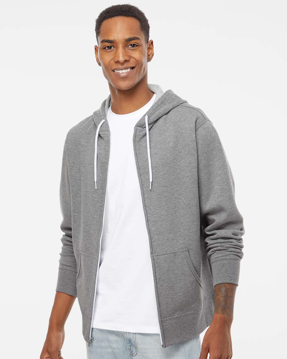 Independent Trading Co. - Lightweight Full-Zip Hooded Sweatshirt - AFX90UNZ - XS - 3XL