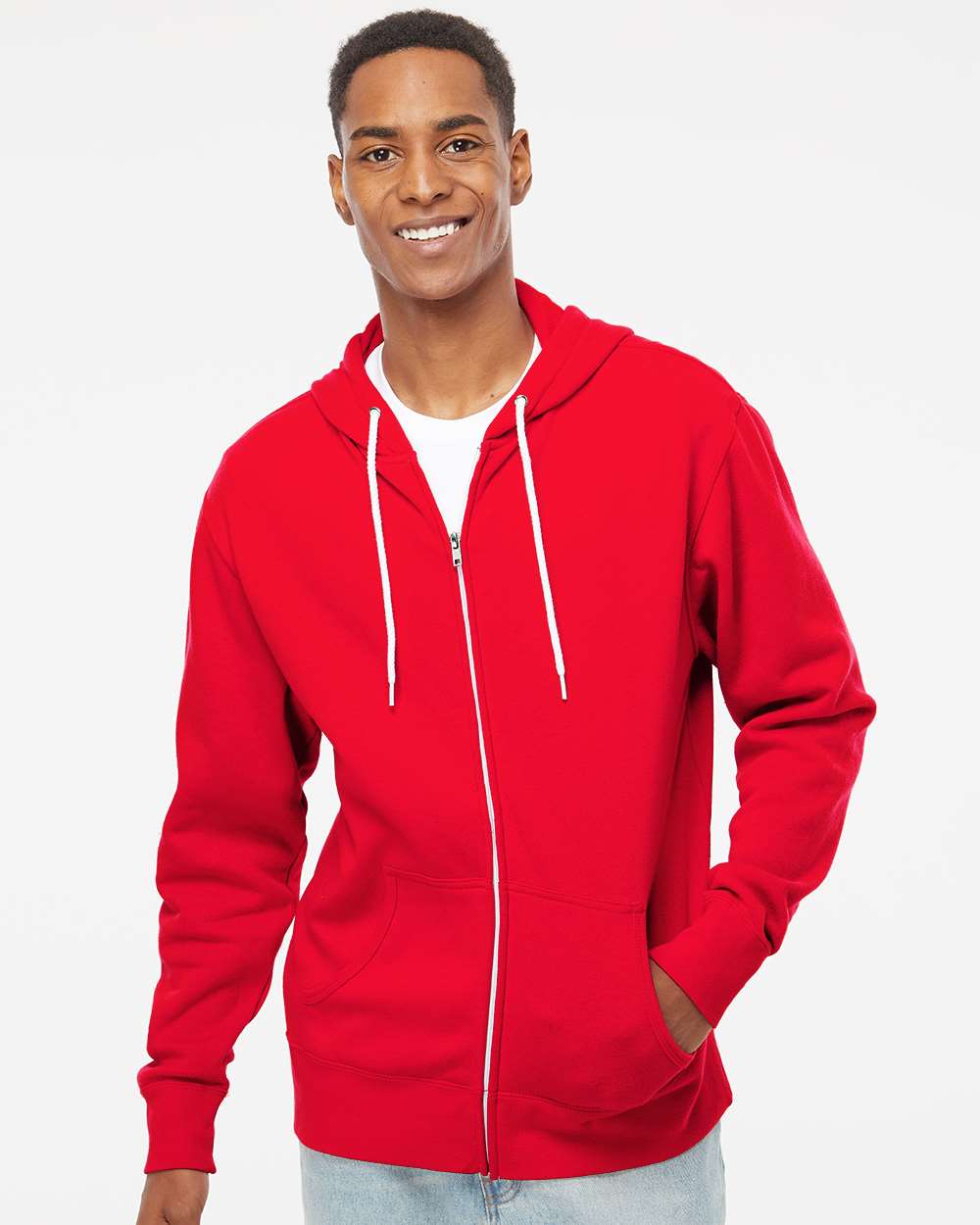 Independent Trading Co. - Lightweight Full-Zip Hooded Sweatshirt - AFX90UNZ - XS - 3XL