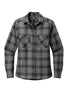LW669 Port Authority® Ladies Plaid Flannel Shirt