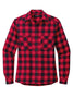 LW669 Port Authority® Ladies Plaid Flannel Shirt