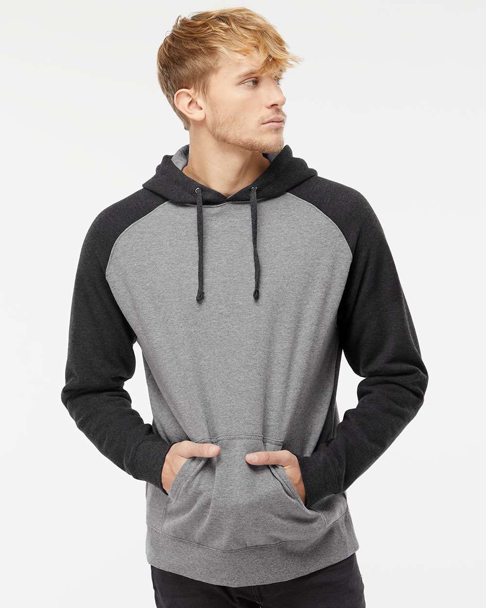 Independent Trading Co. - Raglan Hooded Sweatshirt - IND40RP