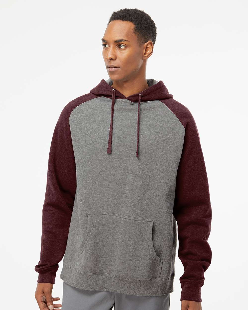 Independent Trading Co. - Raglan Hooded Sweatshirt - IND40RP