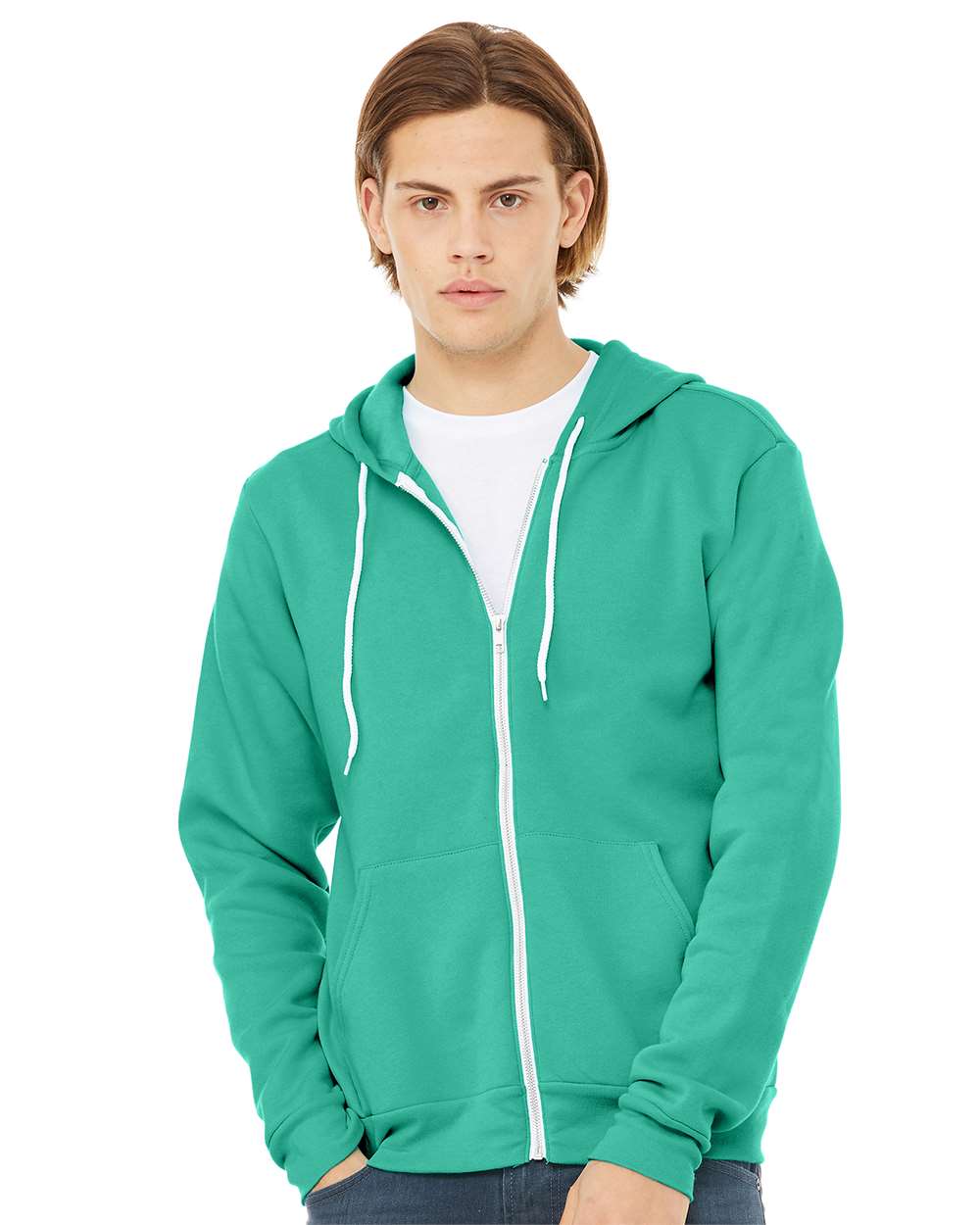 BELLA + CANVAS - Sponge Fleece Full-Zip Hoodie - 3739 - XS - 3XL