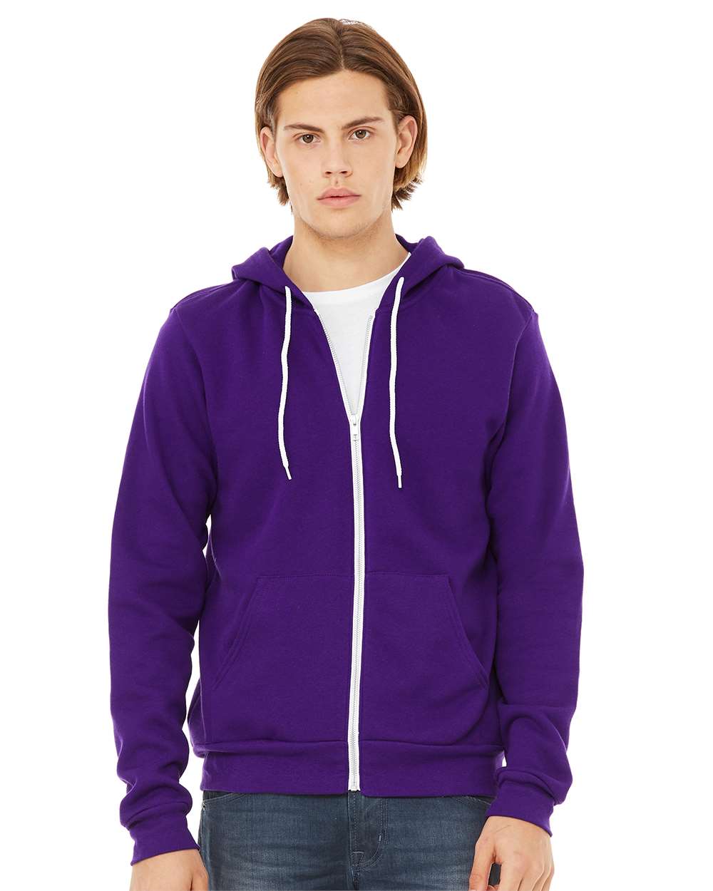 BELLA + CANVAS - Sponge Fleece Full-Zip Hoodie - 3739 - XS - 3XL