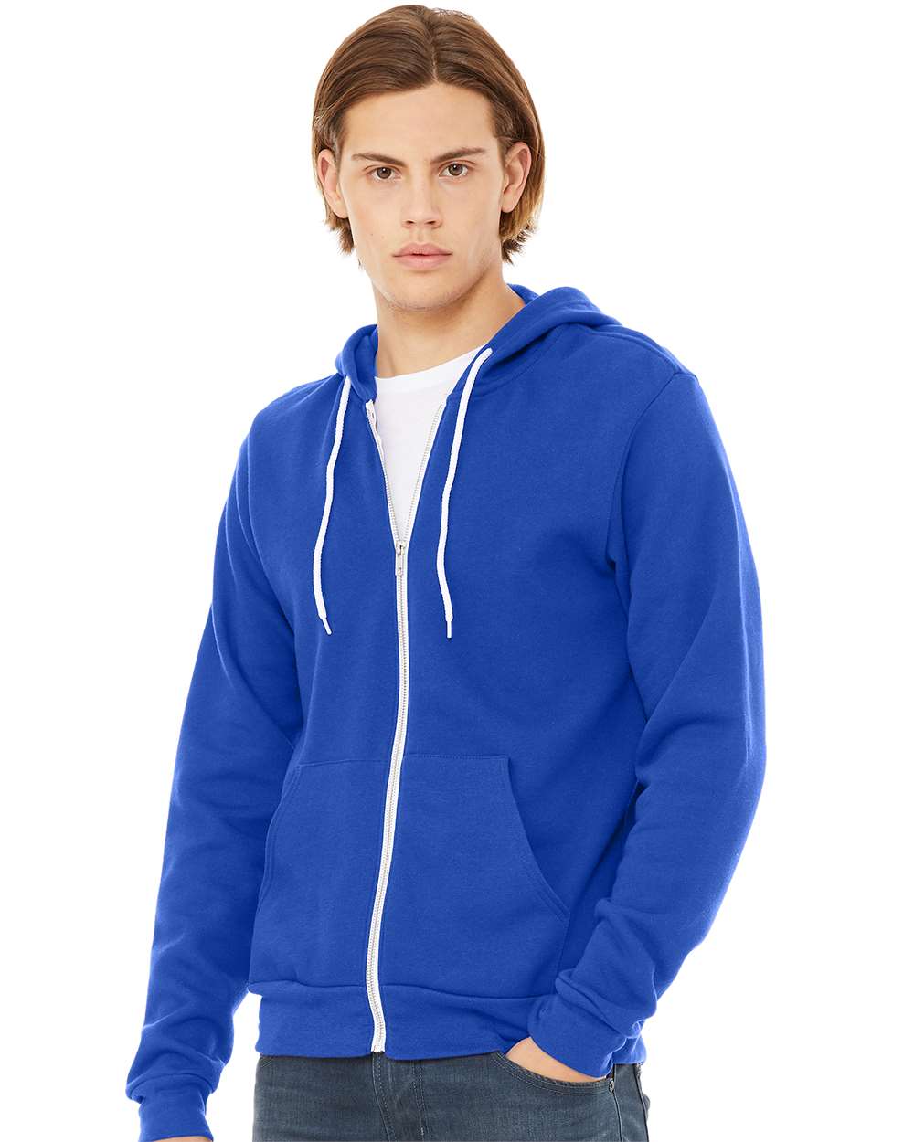 BELLA + CANVAS - Sponge Fleece Full-Zip Hoodie - 3739 - XS - 3XL