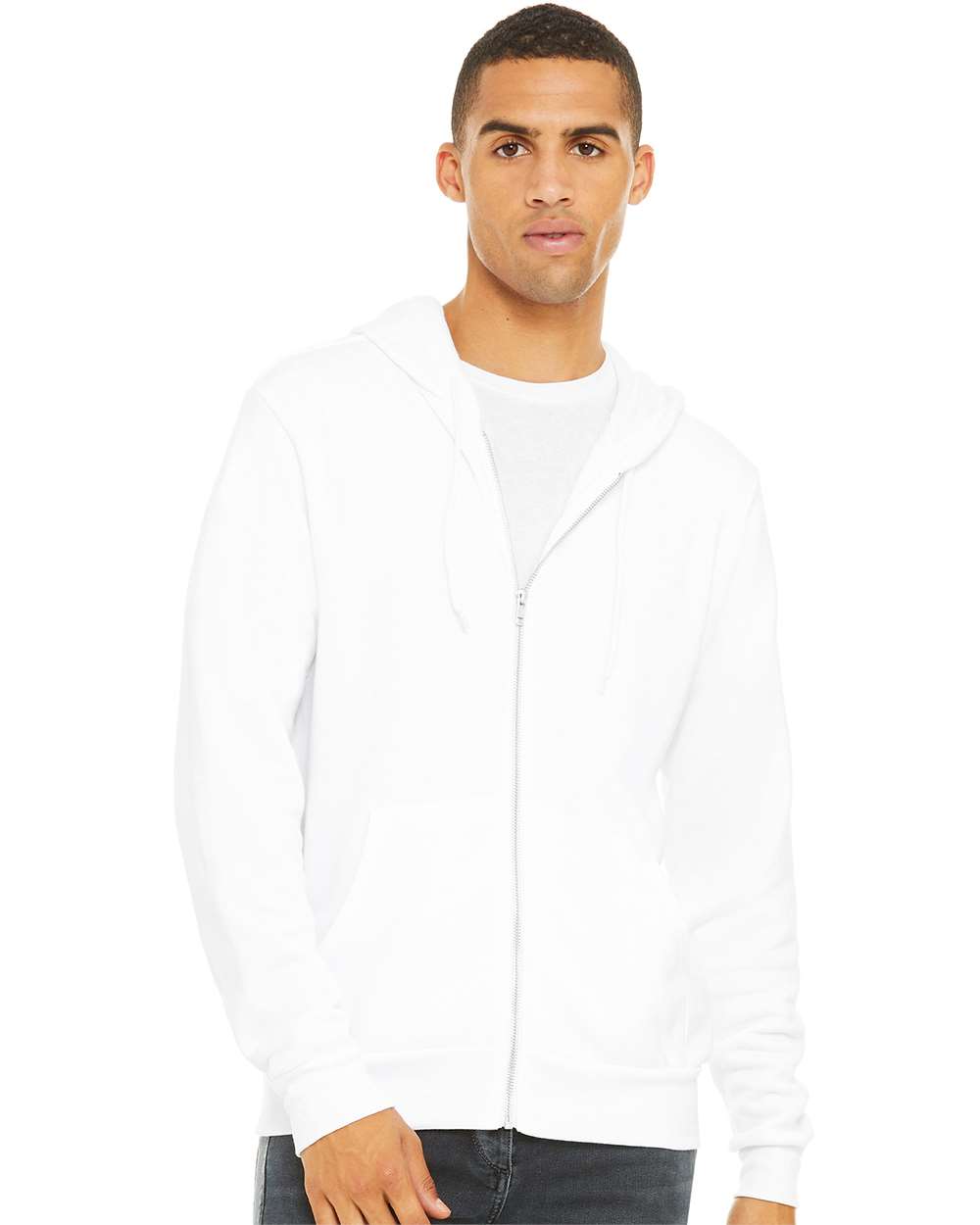 BELLA + CANVAS - Sponge Fleece Full-Zip Hoodie - 3739 - XS - 3XL