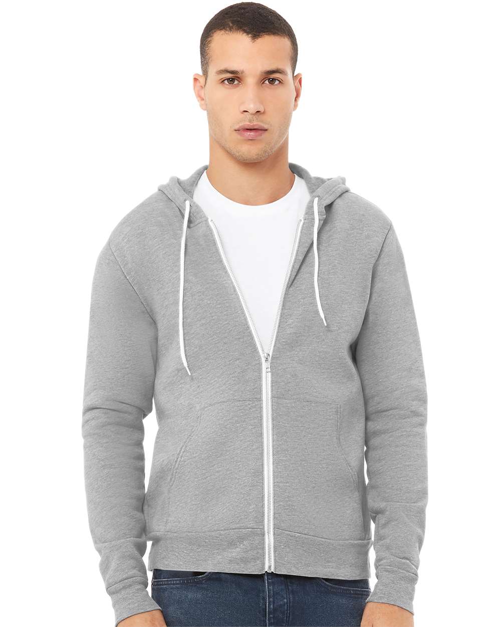 BELLA + CANVAS - Sponge Fleece Full-Zip Hoodie - 3739 - XS - 3XL