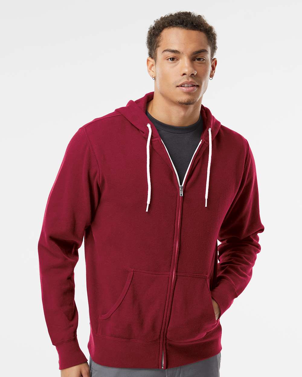 Independent Trading Co. - Lightweight Full-Zip Hooded Sweatshirt - AFX90UNZ - XS - 3XL