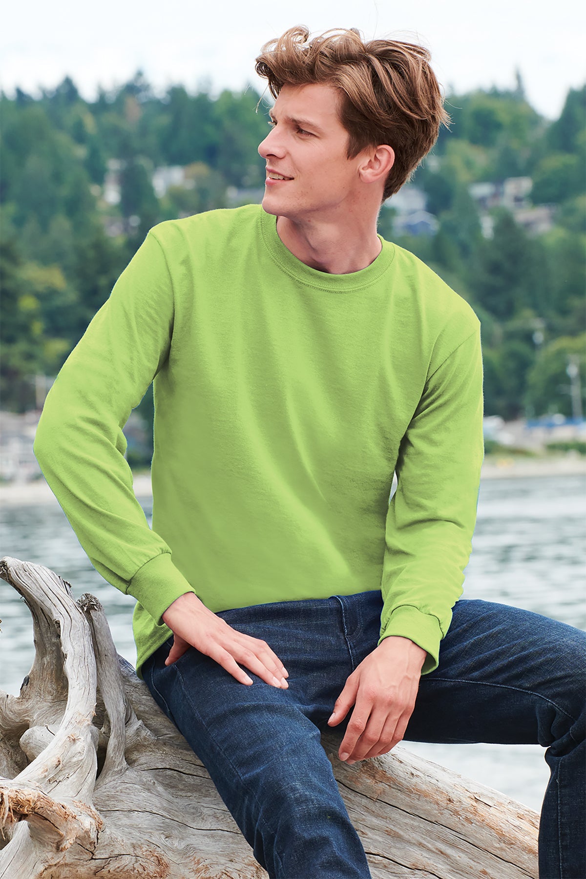 PC55LS Port & Company® Long Sleeve Core Blend Tee - S-6XL