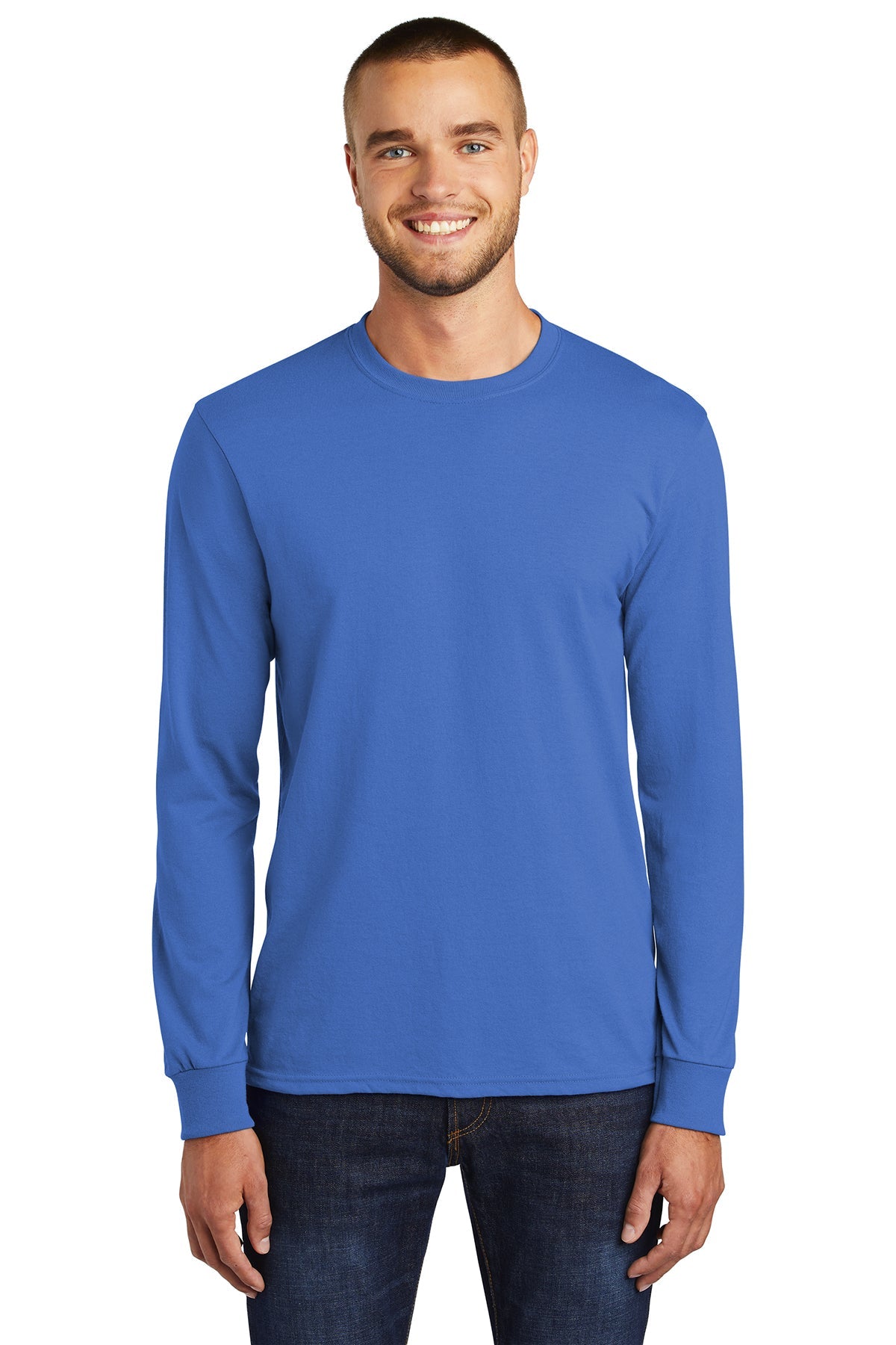 PC55LS Port & Company® Long Sleeve Core Blend Tee - S-6XL