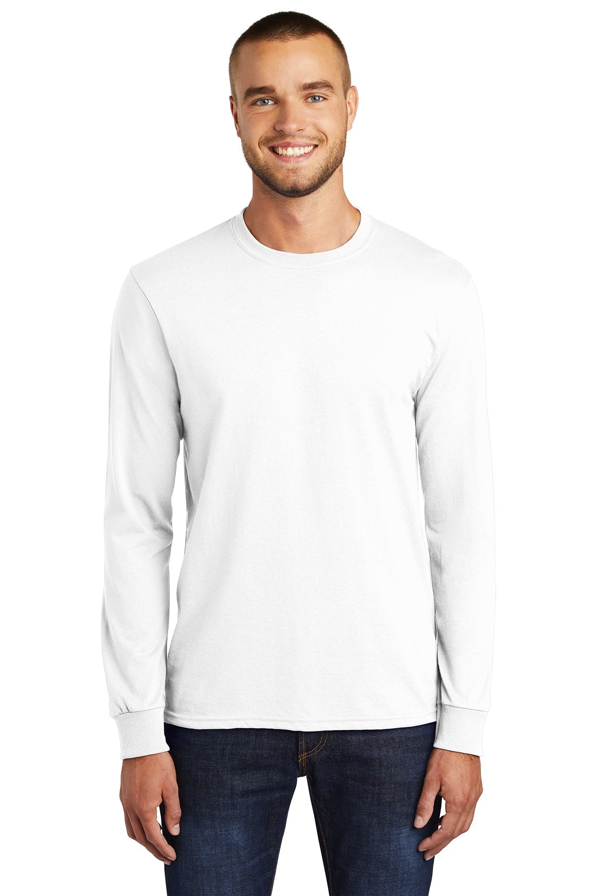 PC55LS Port & Company® Long Sleeve Core Blend Tee - S-6XL