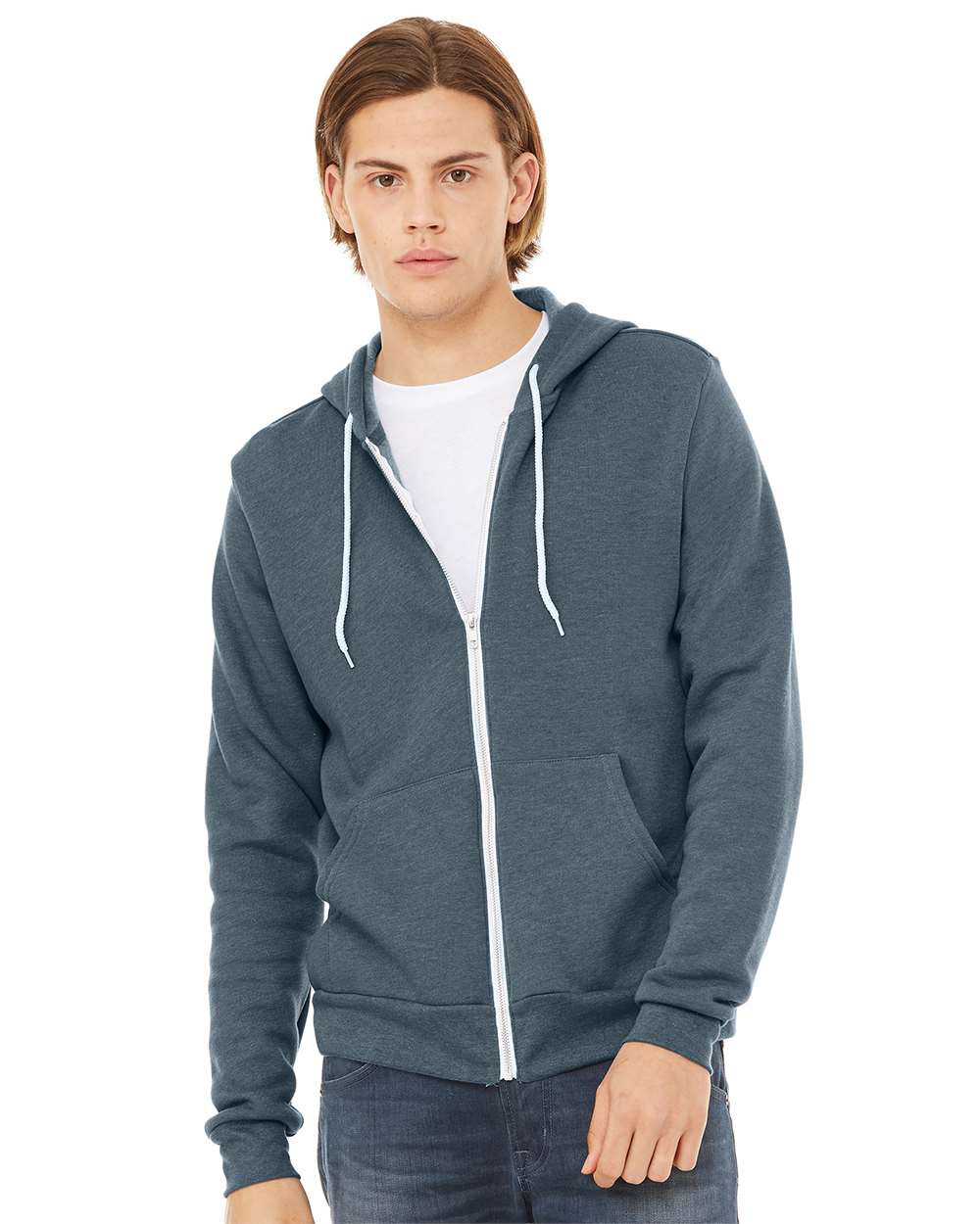 BELLA + CANVAS - Sponge Fleece Full-Zip Hoodie - 3739 - XS - 3XL