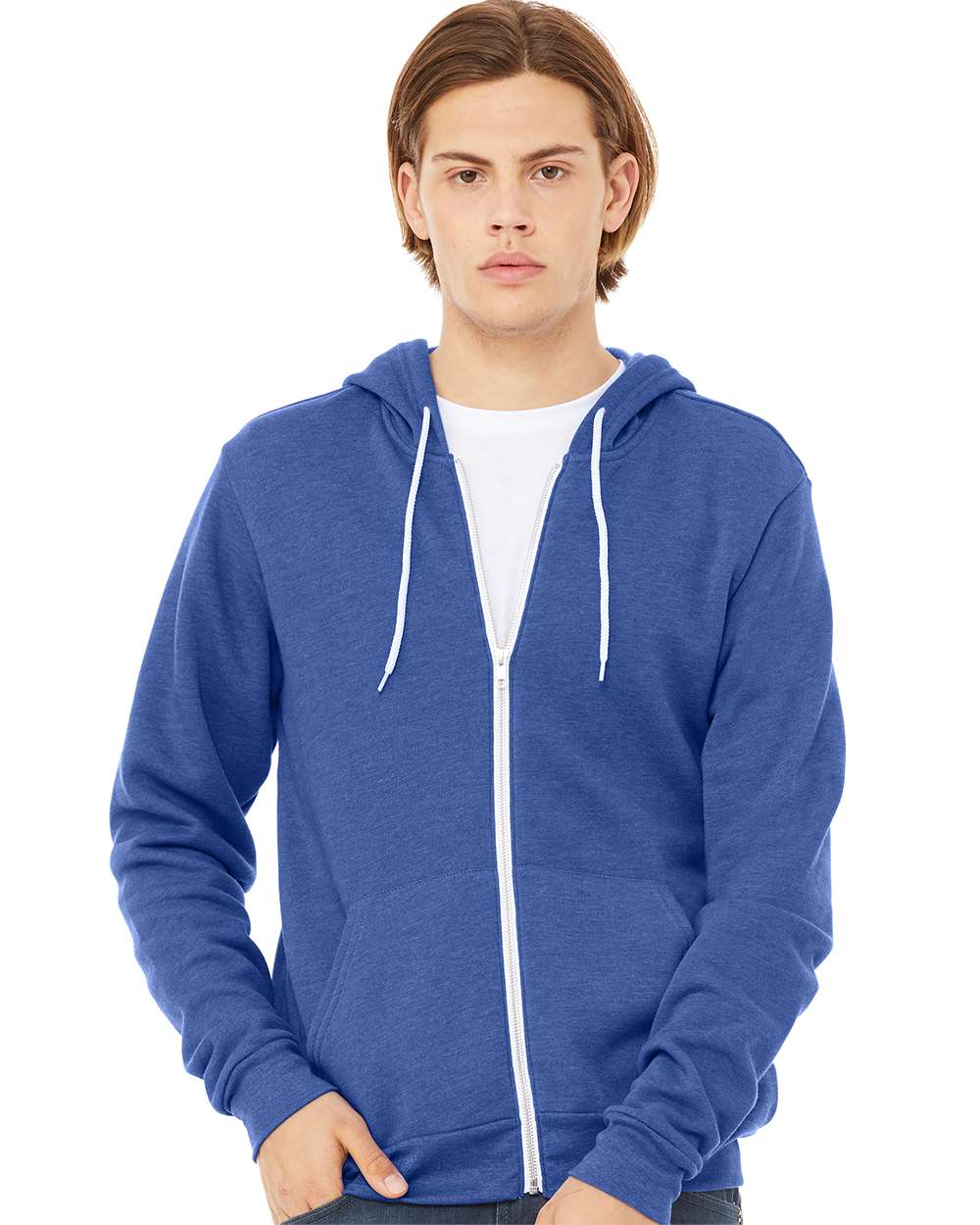 BELLA + CANVAS - Sponge Fleece Full-Zip Hoodie - 3739 - XS - 3XL
