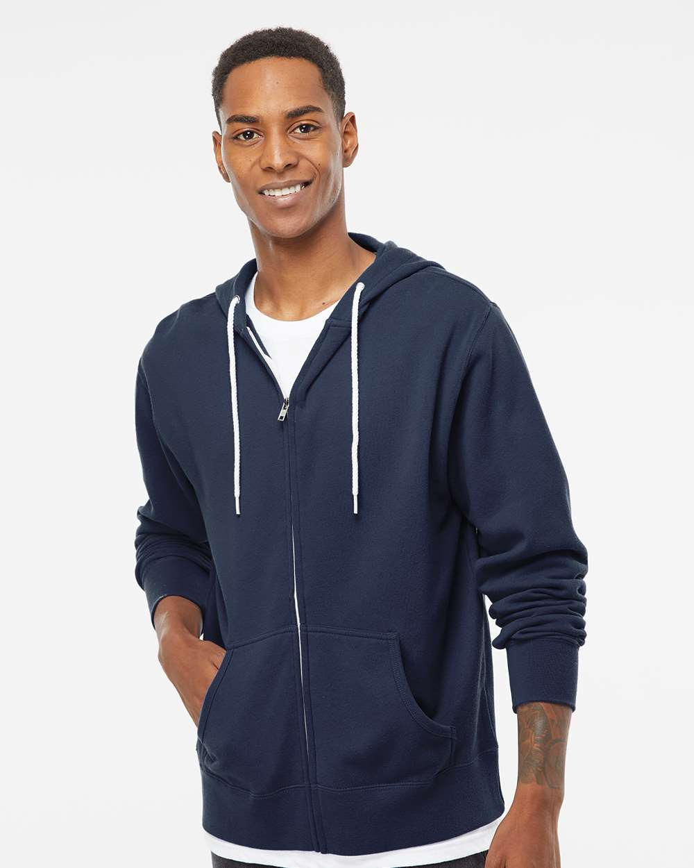 Independent Trading Co. - Lightweight Full-Zip Hooded Sweatshirt - AFX90UNZ - XS - 3XL