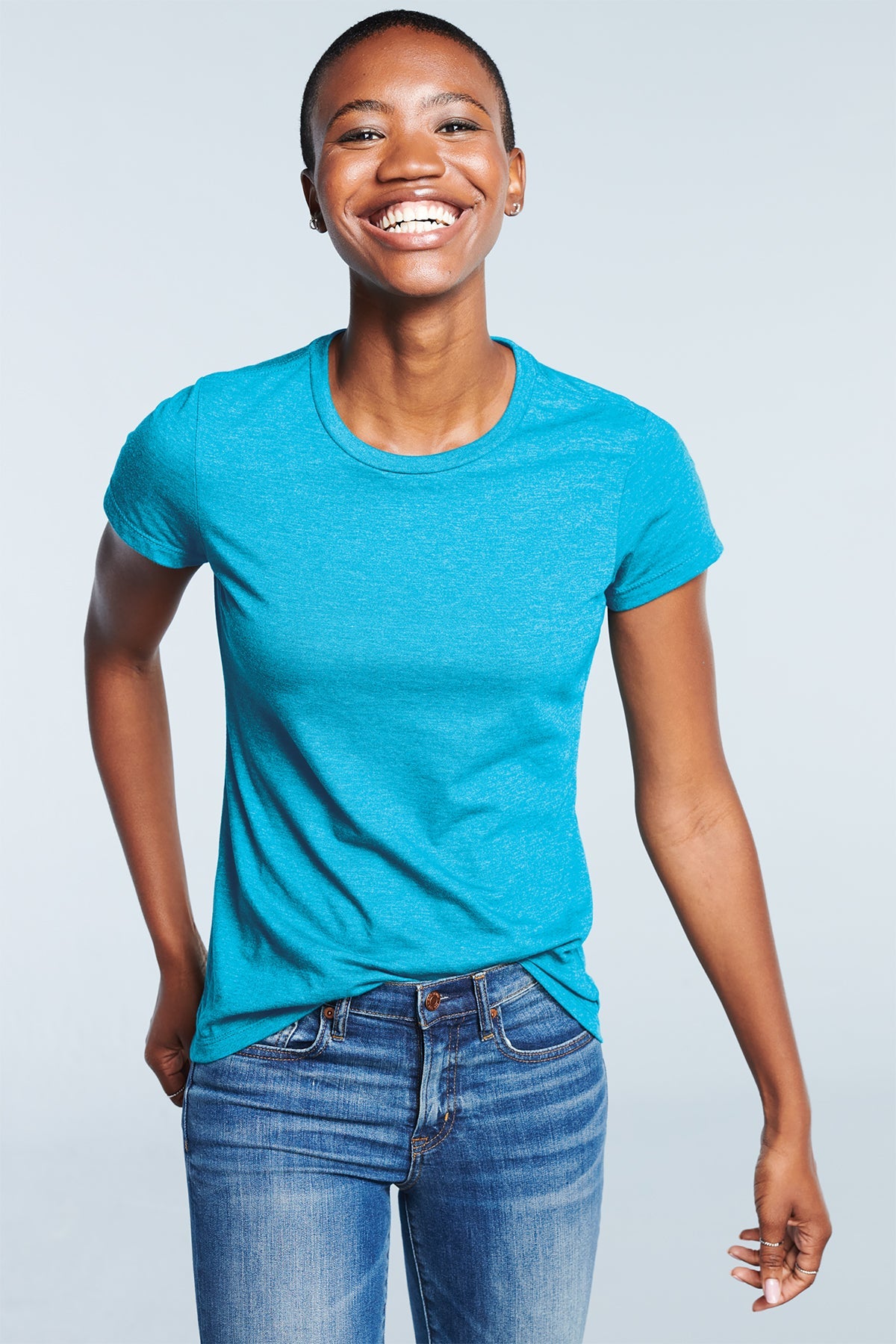 DM108L District® Women’s Perfect Blend® CVC Tee - XS-4XL