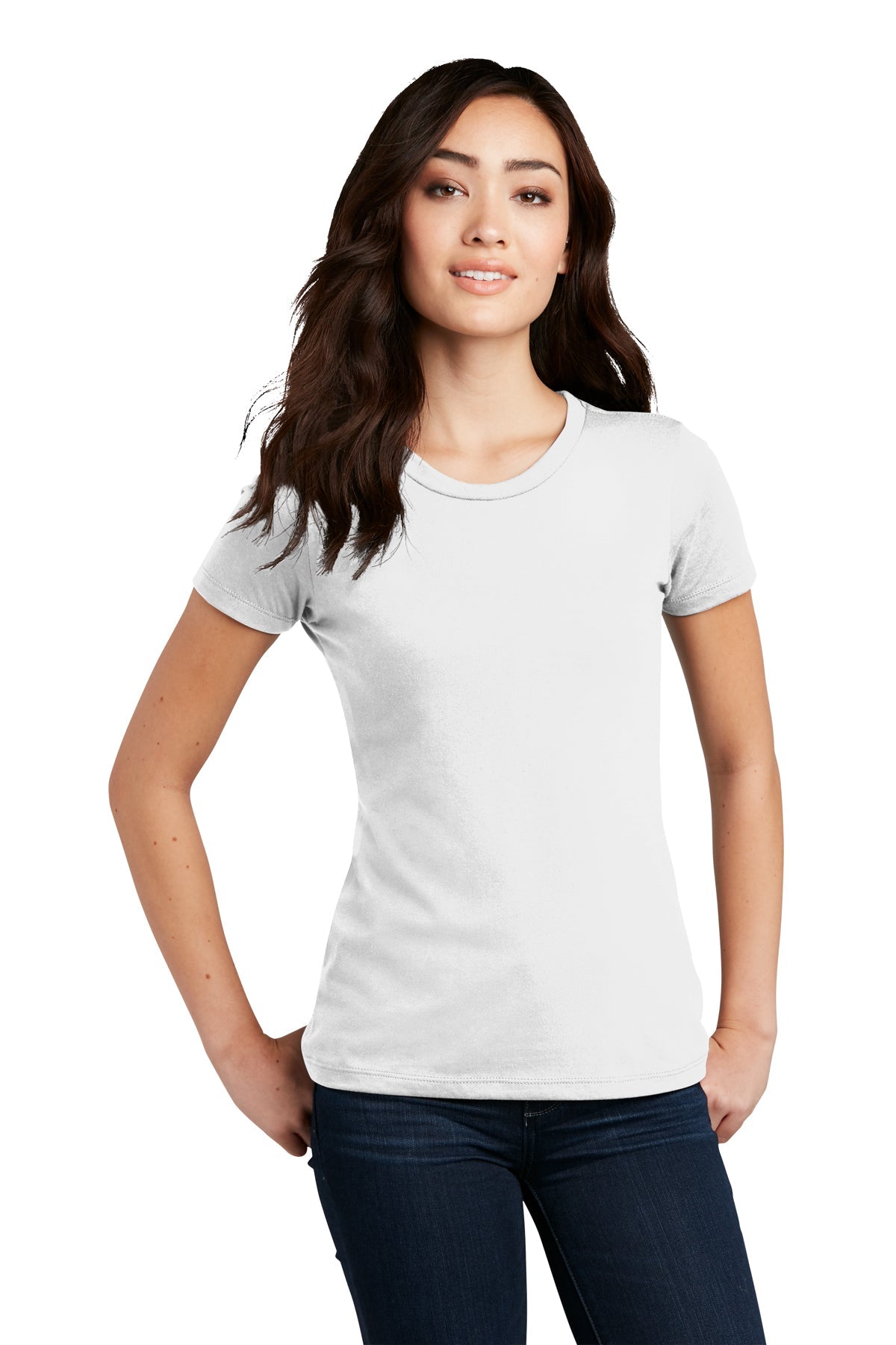 DM108L District® Women’s Perfect Blend® CVC Tee - XS-4XL