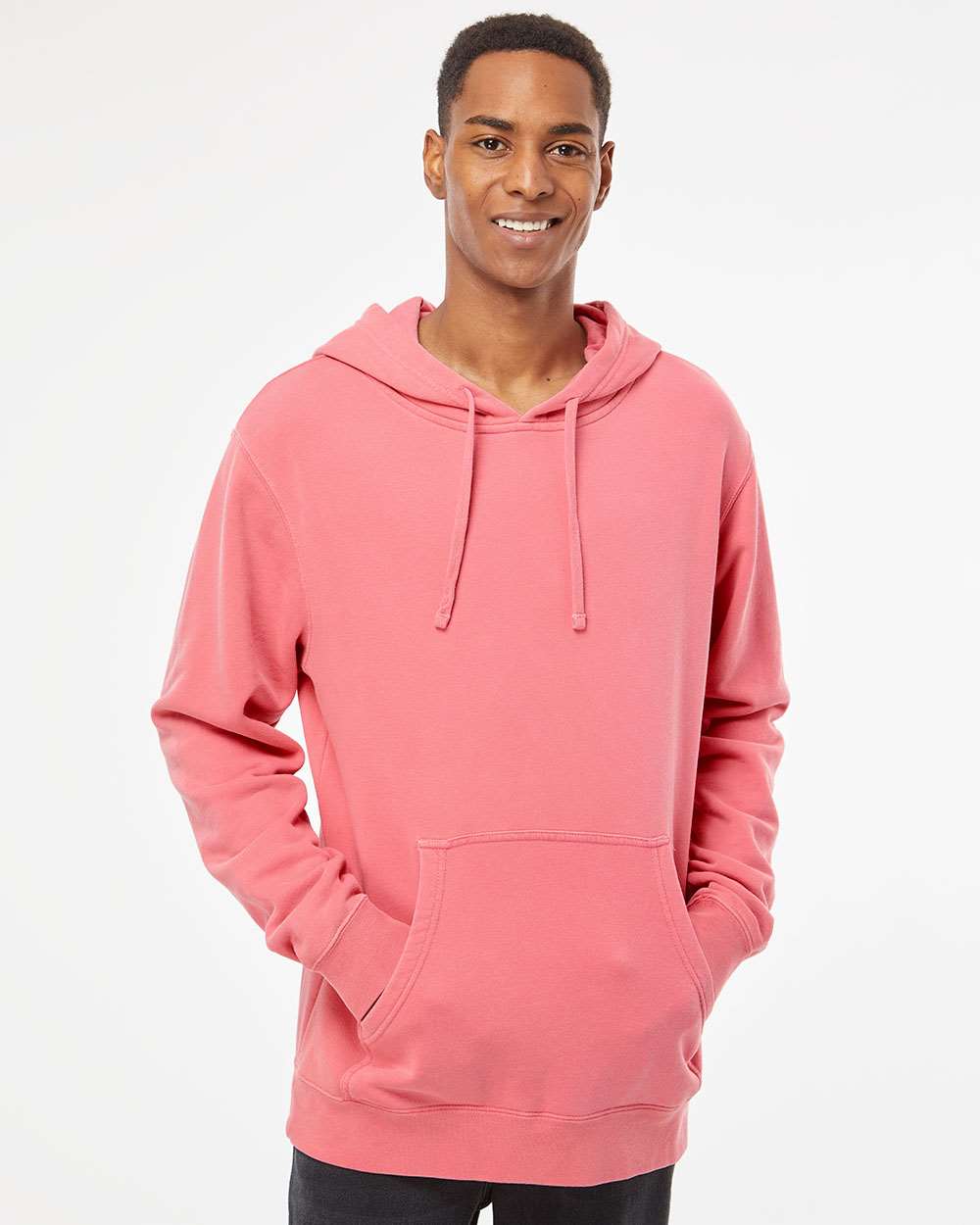 Independent Trading Co. - Midweight Pigment-Dyed Hooded Sweatshirt - PRM4500 - XS - 3XL
