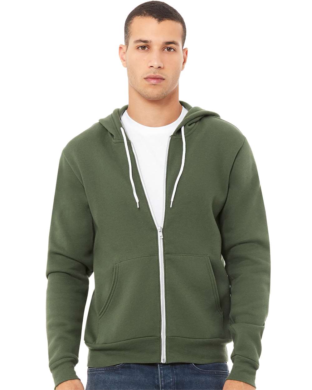 BELLA + CANVAS - Sponge Fleece Full-Zip Hoodie - 3739 - XS - 3XL