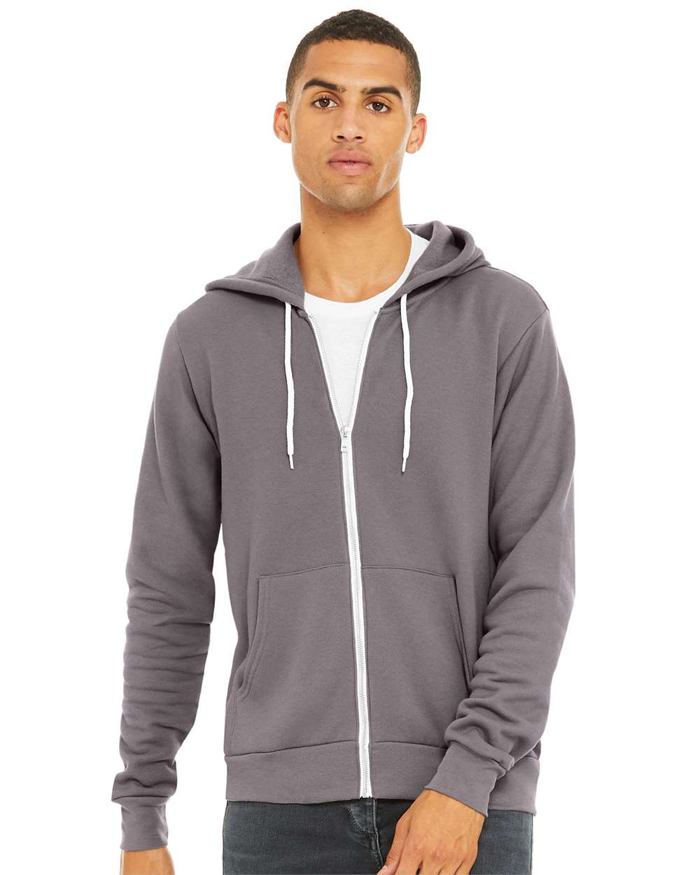 BELLA + CANVAS - Sponge Fleece Full-Zip Hoodie - 3739 - XS - 3XL